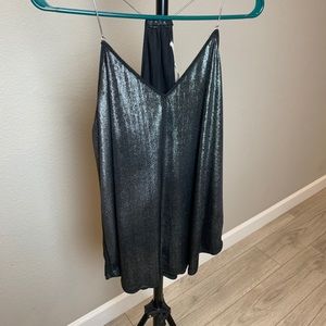 Rachel Roy silver party tank-Large